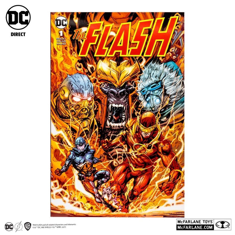 McFarlane Toys The Flash Collectible Comic Book Sealed